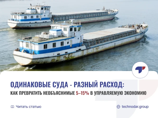 Почему одинаковые суда показывают разный расход топлива в одинаковых условиях