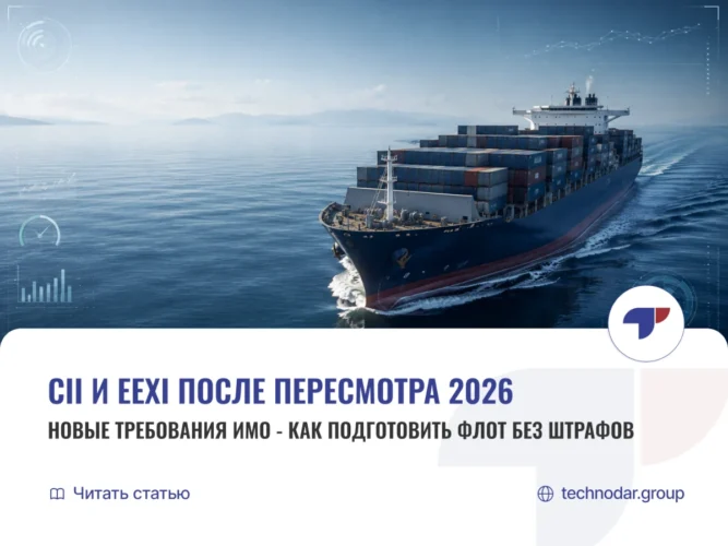 CII и EEXI после пересмотра 2026 года: новые требования ИМО и как подготовить флот без штрафов